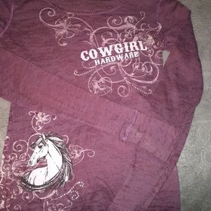 Cowgirl Hardware long sleeve shirt!